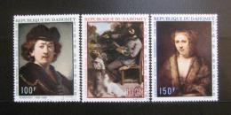 Poštové známky Dahomey 1969 Umenie Mi# 403-05