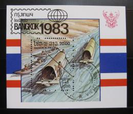 Poštová známka Laos 1983 Výstava BANGKOK Mi# Block 98