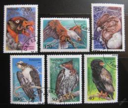 Poštové známky Tanzánia 1994 Vtáci Mi# 1854-59
