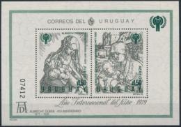 Poštová známka Uruguaj 1979 Medzinárodný rok dìtí Mi# Block 43
