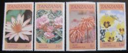 Poštové známky Tanzánia 1986 Kvety Mi# 324-27