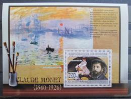 Poštová známka Guinea 2009 Umenie, Claude Monet