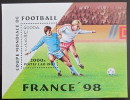 Poštovní známka Laos 1997 MS ve fotbale Mi# Block 163 