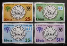 Poštové známky Libéria 1979 Medzinárodný rok dìtí Mi# 1090-93