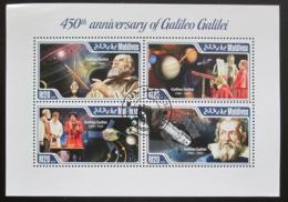 Potov znmky Maldivy 2014 Galileo Galilei Mi# 5355-58 - zvi obrzok
