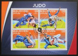 Poštové známky Maldivy 2016 Judo Mi# 6399-6402