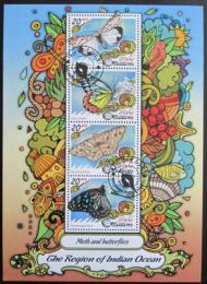 Poštové známky Maldivy 2017 Motýle Mi# 6773-76