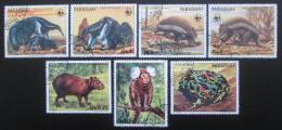 Poštové známky Paraguaj 1985 Ohrožené druhy Mi# 3851-57