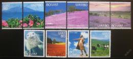 Poštové známky Japonsko 2011 Scény z cest Mi# 5636-45