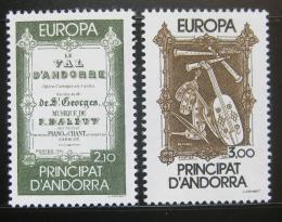 Poštové známky Andorra Fr. 1985 Európa CEPT Mi# 360-61 Kat 8€