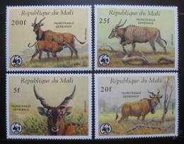 Poštové známky Mali 1986 Oryx, WWF Mi# 1078-81 Kat 28€