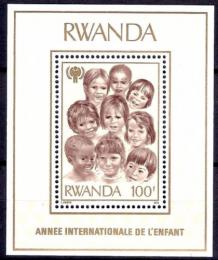 Potov znmka Rwanda 1979 Medzinrodn rok dt Mi# Block 86 - zvi obrzok
