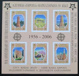 Poštové známky Kirgizsko 2005 Európa CEPT Mi# Bl 44 B 17€