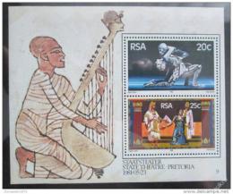 Poštové známky JAR 1981 Státní divadlo Mi# Block 11