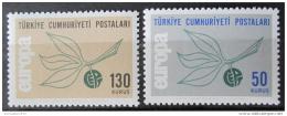 Poštové známky Turecko 1965 Európa CEPT Mi# 1961-62