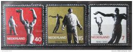 Poštové známky Holandsko 1965 Sochy Mi# 836-38