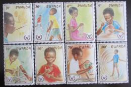 Poštové známky Rwanda 1981 Rok postižených Mi# 1143-50