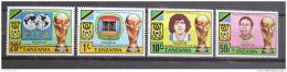 Poštové známky Tanzánia 1982 MS ve futbale Mi# 197-200