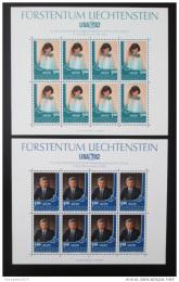 Poštové známky Lichtenštajnsko 1982 Výstava LIBA Mi# 797-98 Kat 24€