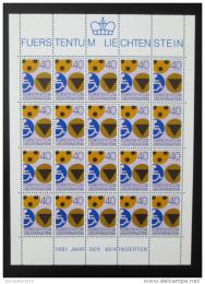Poštové známky Lichtenštajnsko 1981 Medzinárodný rok postižených Mi# 774