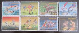 Poštové známky Rwanda 1984 LOH Los Angeles Mi# 1275-82