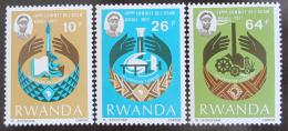 Poštové známky Rwanda 1977 Konference OCAM Mi# 860-62
