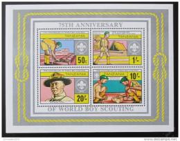 Poštové známky Tanzánia 1982 Skautský rok Mi# Block 29