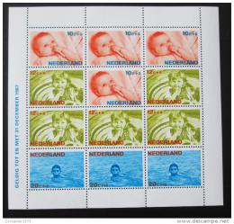 Poštová známka Holandsko 1966 Dìti Mi# Block 5