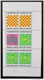 Poštová známka Holandsko 1973 Spoleèenské hry Mi# Block 12