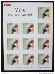 Poštové známky Holandsko 1998 Svatební pøání Mi# 1652