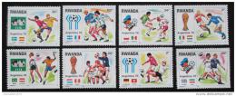 Poštové známky Rwanda 1978 MS ve futbale Mi# 944-51