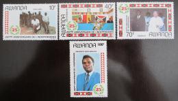 Poštové známky Rwanda 1989 Výroèí nezávislosti Mi# 1366-69