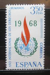 Poštová známka Španielsko 1968 Rok lidských práv Mi# 1763
