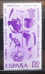 Poštová známka Španielsko 1967 Kongres menšin Mi# 1710