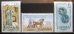Poštové známky Španielsko 1967 Založení Cáceres Mi# 1720-22