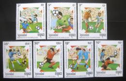 Poštové známky Kambodža 1989 MS ve futbale Mi# 999-1005