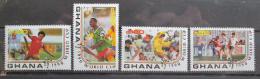 Poštové známky Ghana 1990 MS ve futbale nekompl