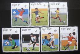 Poštové známky Kambodža 1990 MS ve futbale Mi# 1089-95