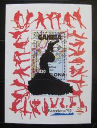 Poštová známka Gambia 1992 LOH Barcelona Mi# Block 145