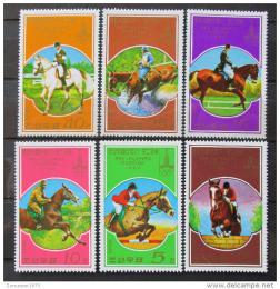 Poštové známky KLDR 1978 LOH Moskva Mi# 1707-12