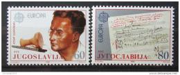 Poštové známky Juhoslávia 1985 Európa CEPT Mi# 2104-05