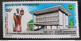 Poštová známka Rwanda 1971 Africká poštovní unie Mi# 463 