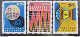 Poštové známky Rwanda 1975 Rok svìtové populace Mi# 721-23