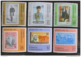 Poštové známky Turecko 1981 Kemal Ataturk Mi# 2551-56