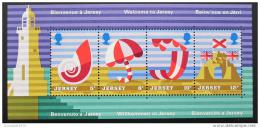 Poštové známky Jersey 1975 Turistika Mi# Block 1