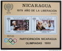 Poštová známka Nikaragua 1980 LOH Moskva Mi# Block 113 Kat 40€