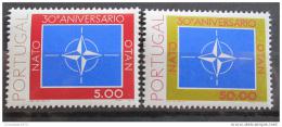 Poštové známky Portugalsko 1979 Výroèí NATO Mi# 1439-40