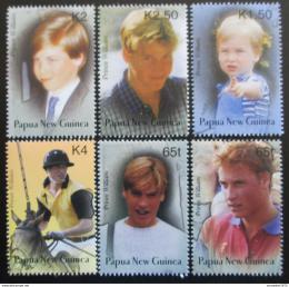 Poštové známky Papua Nová Guinea 2003 Princ William Mi# 989-94 Kat 7.50€