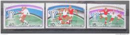 Poštové známky KLDR 1977 MS ve futbale Mi# 1676-78