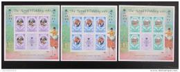 Poštové známky Dominika 1981 Krá¾ovská svadba Mi# 713-15